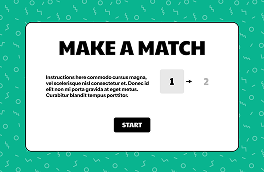 Make a Match game