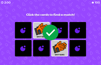 Memory match game